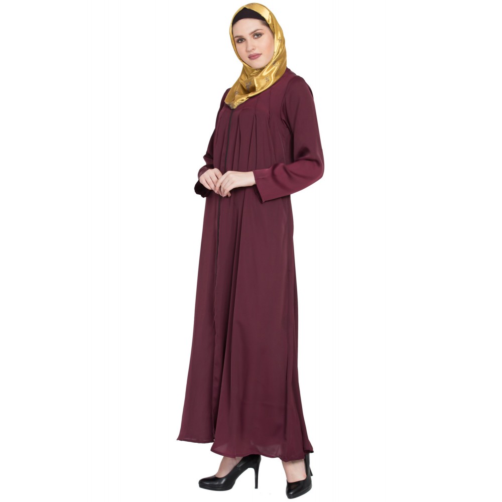 Burkha for Girls Stylish Zipper Abaya